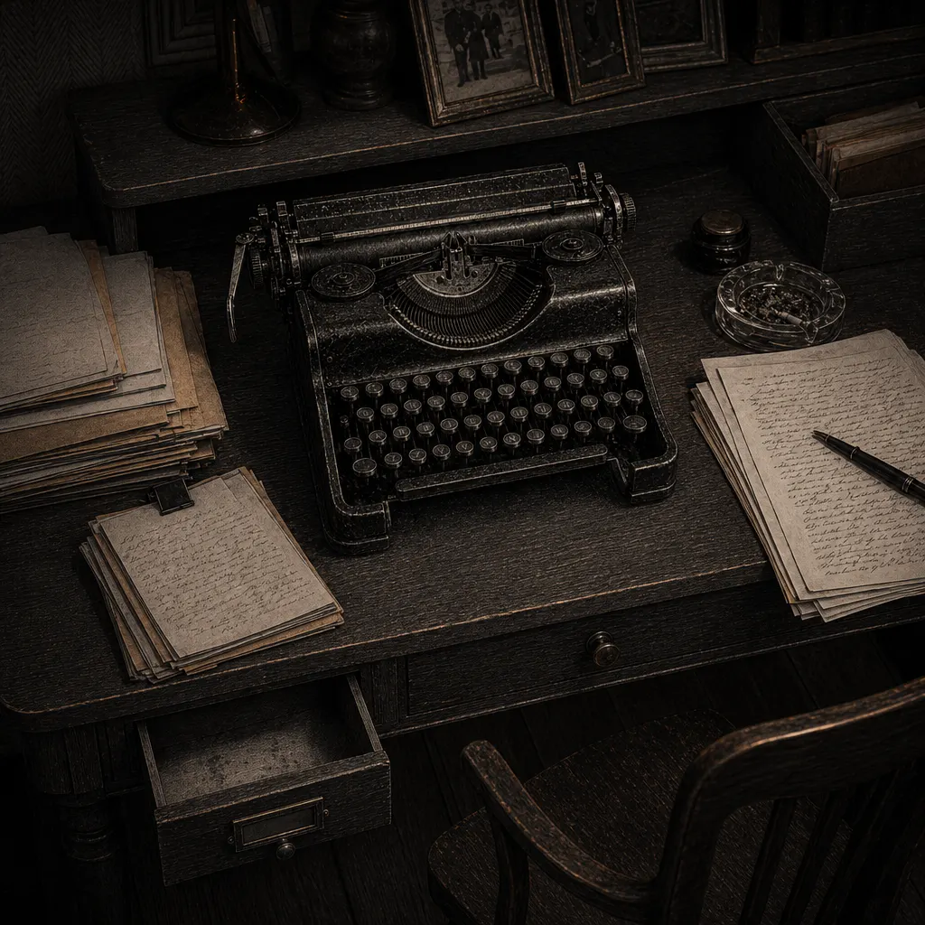 Vivian Crane's study desk