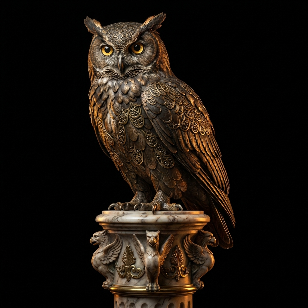The Bronze Owl Symbol of the Palladian Society